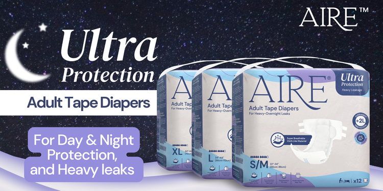 AIRE® Ultra Protection Tape Diapers
