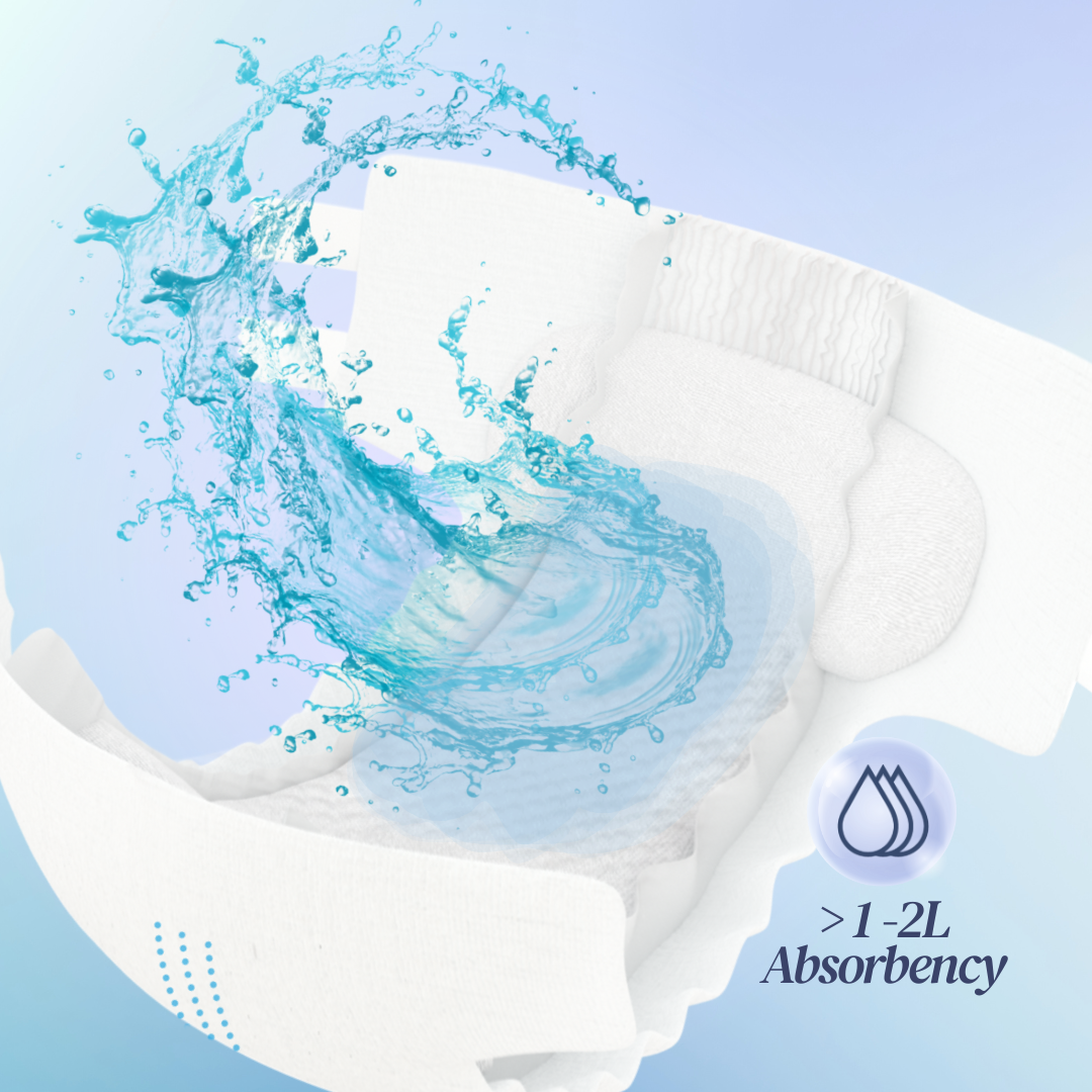 Aire® Ultra Tape Diapers - Size S/M