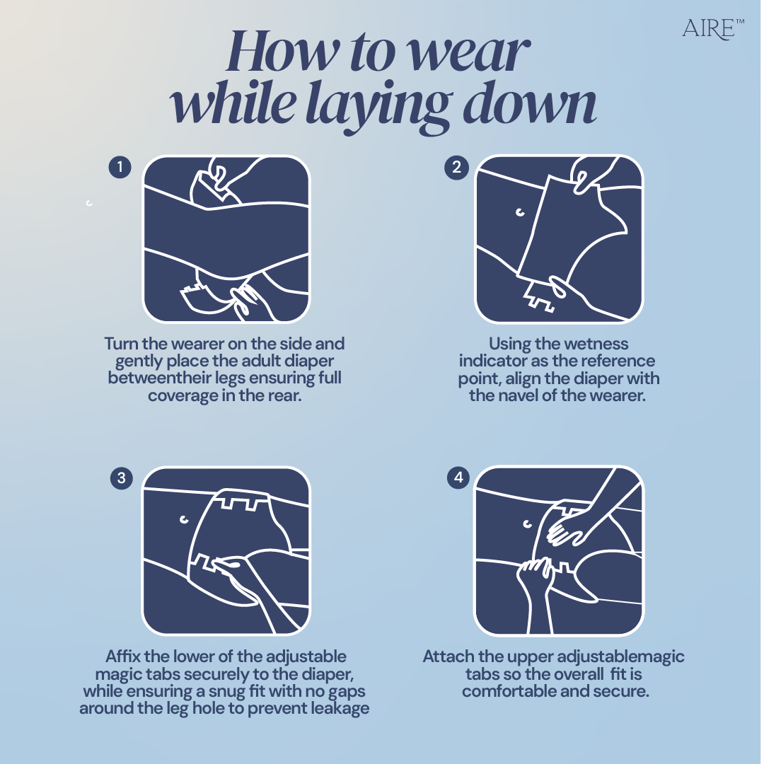Aire Adult Tape Diapers -Size L