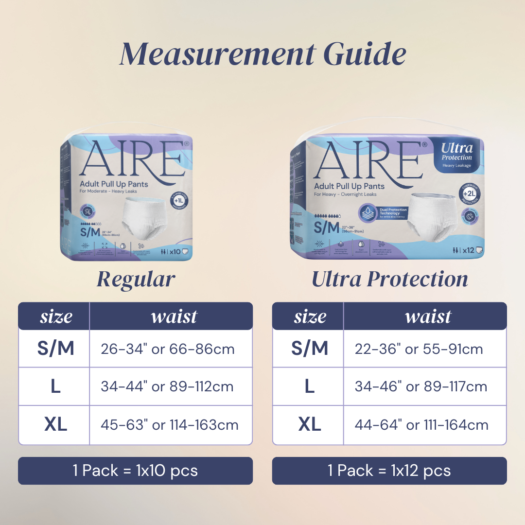 {Carton Deal} Aire® Adult Pull Up Pants - Size XL (6x10pcs)