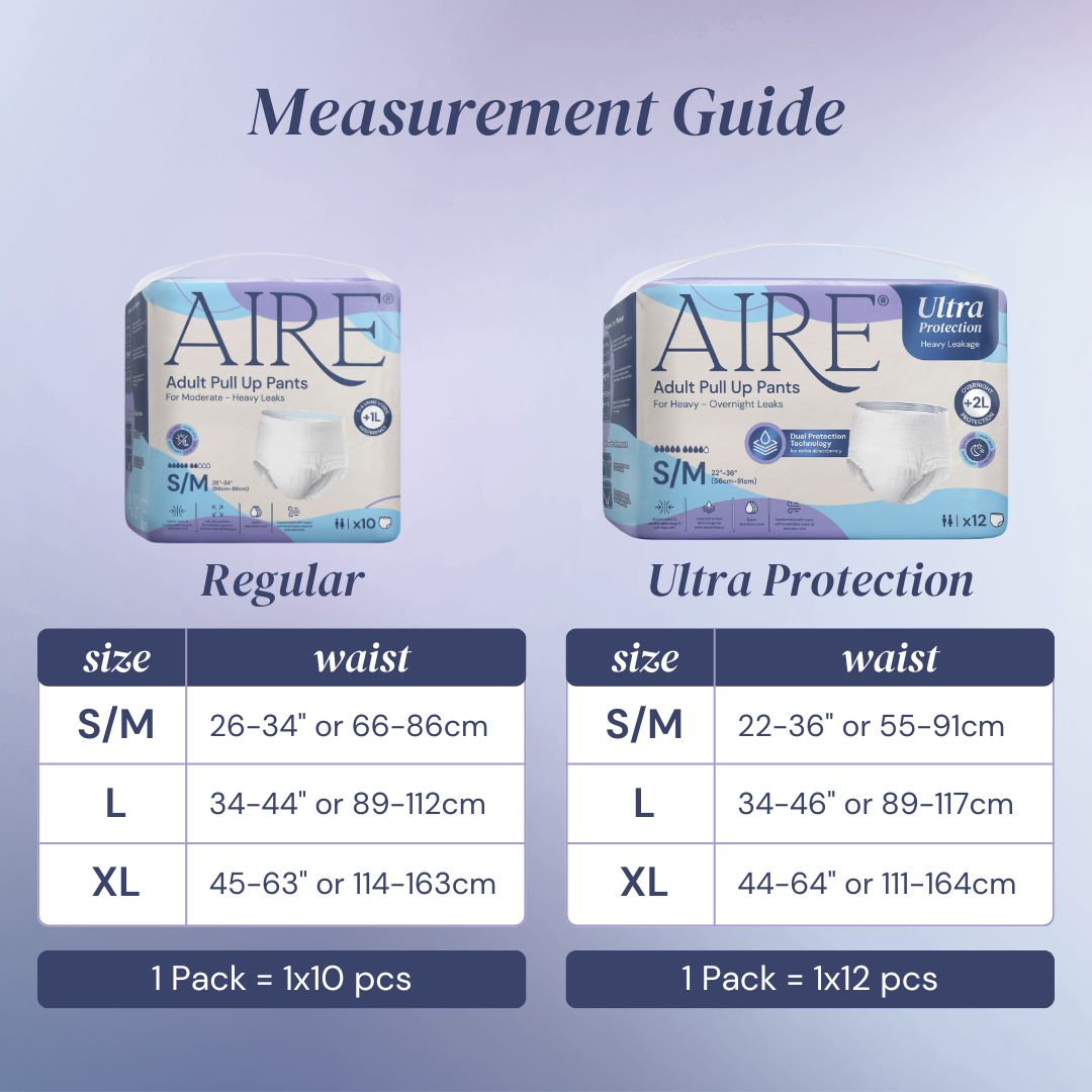 {Carton Deal} Aire® Ultra Pull Up Pants - Size L (6x12 pcs)