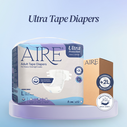 Aire Adult Tape Diapers -Size L