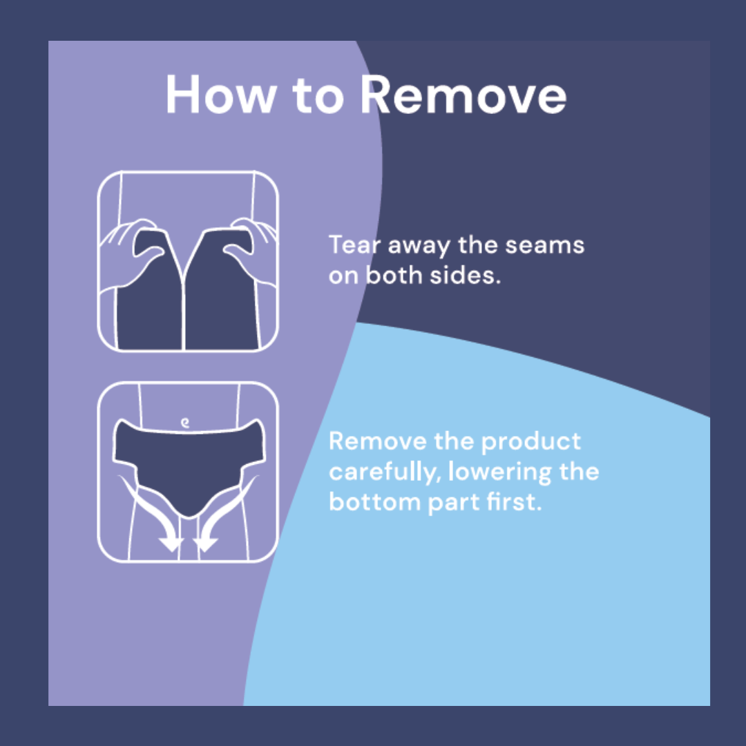 How To Remove - Adult Diaper Pull Up Pants - Size XL (8X10 pcs)