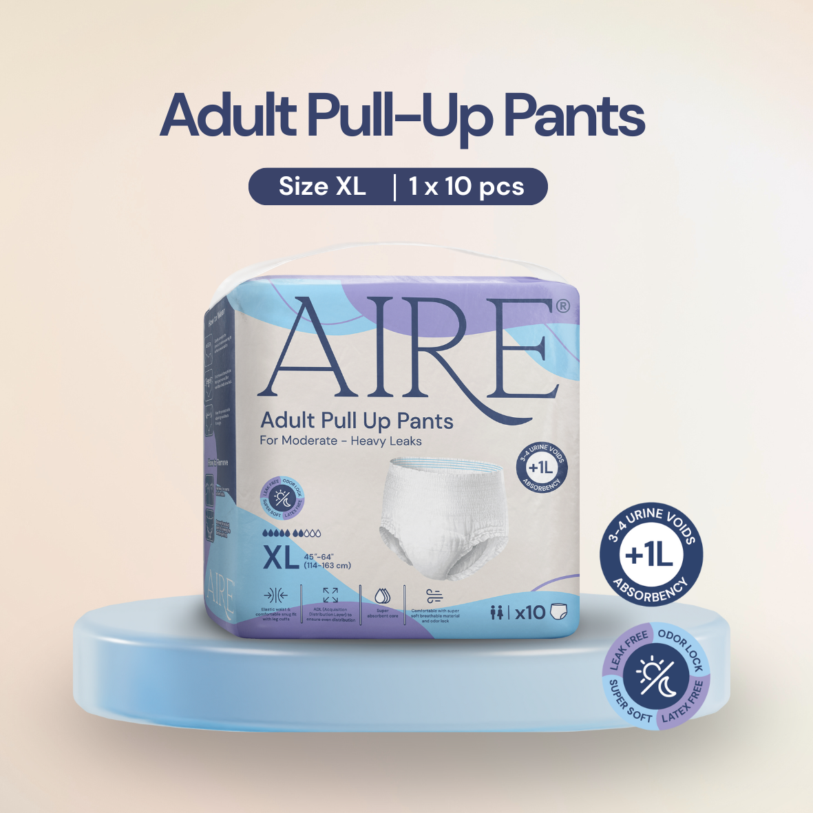 Aire® Adult Pull Up Pants - Size XL