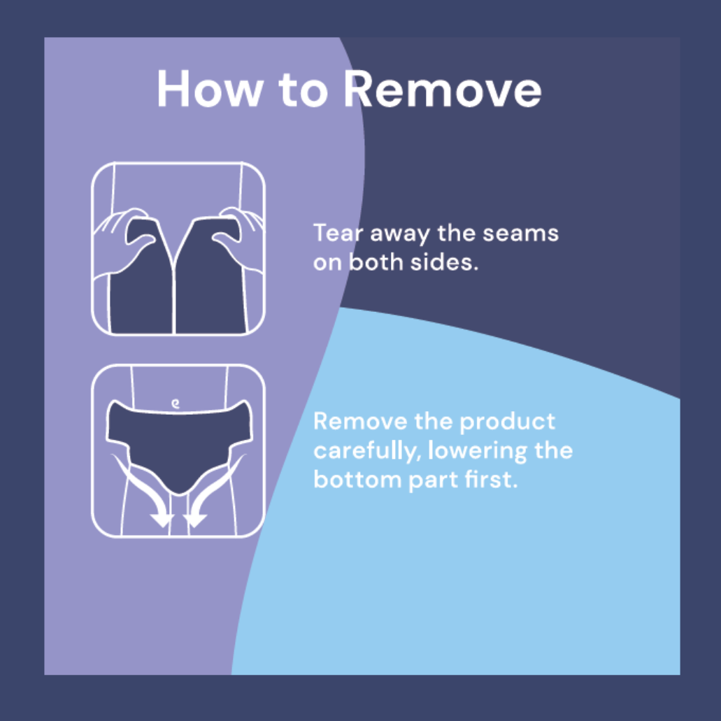 How To Remove - Size S/M (10pcs) (Adult Diaper Pant)