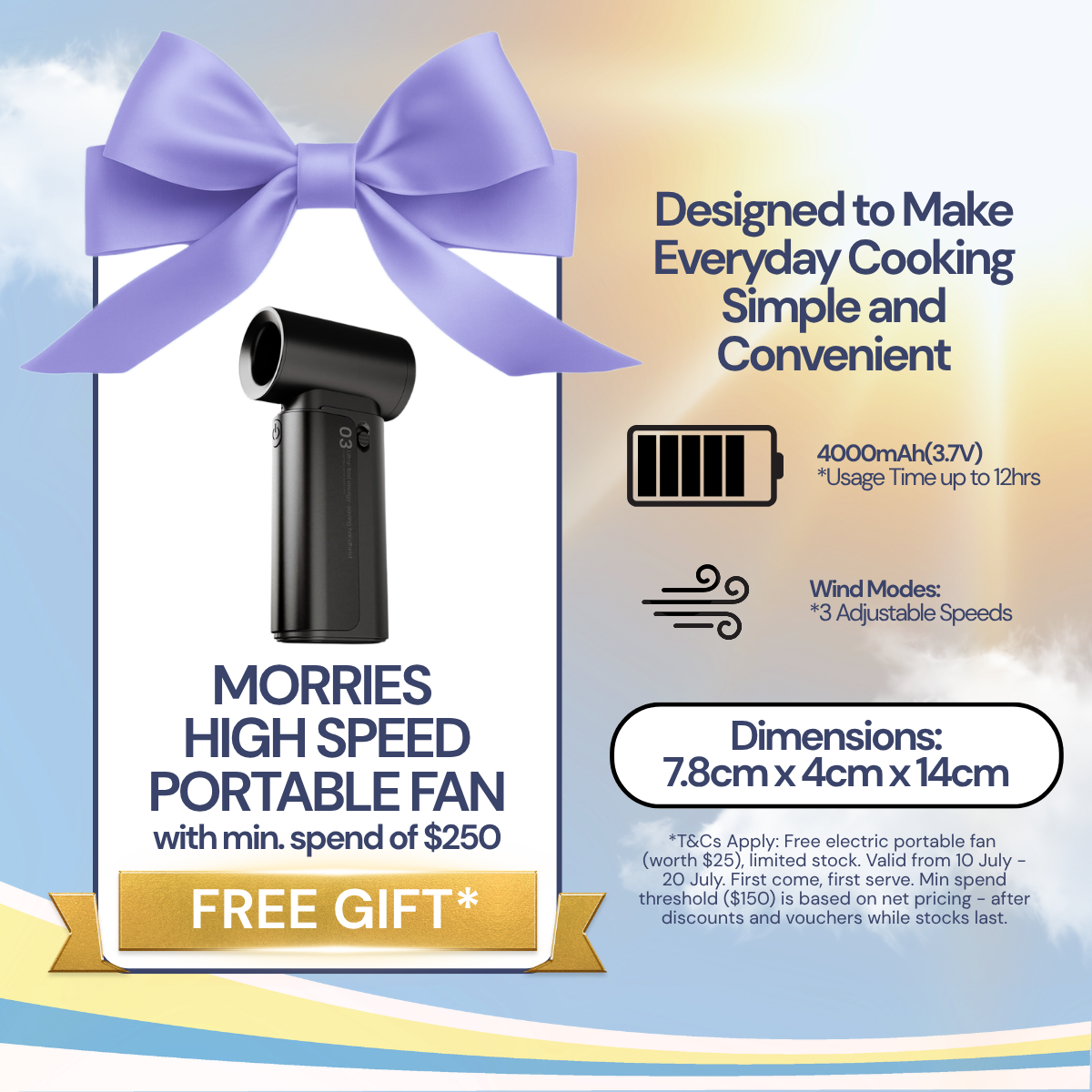 {Exclusive} Handheld Fan