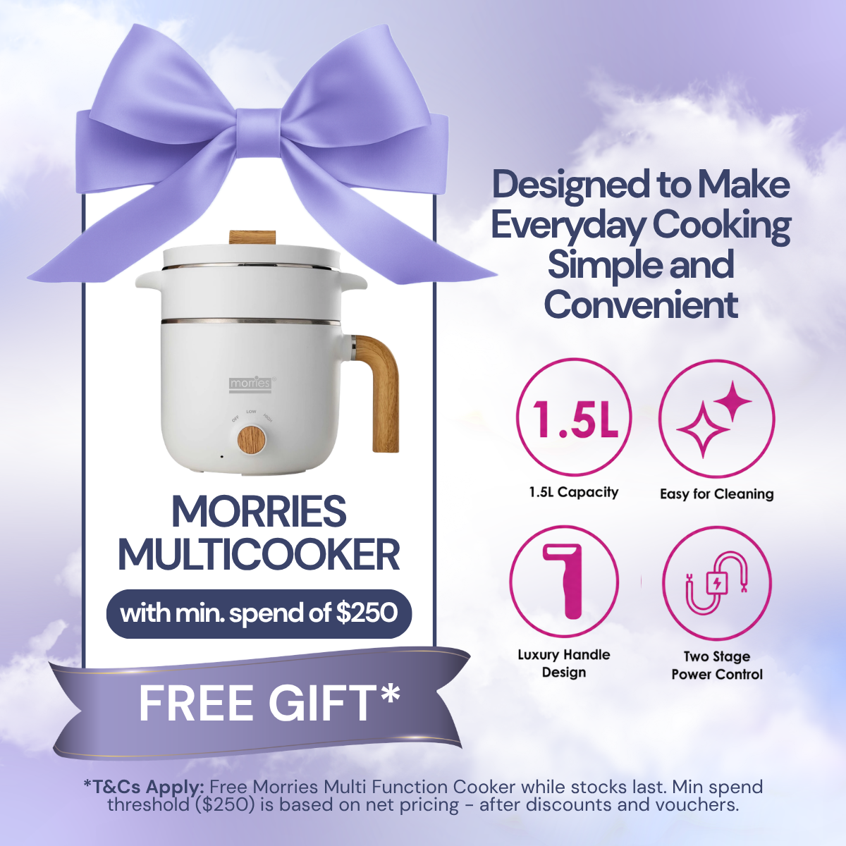 Exclusive 1.5L Multi-Cooker