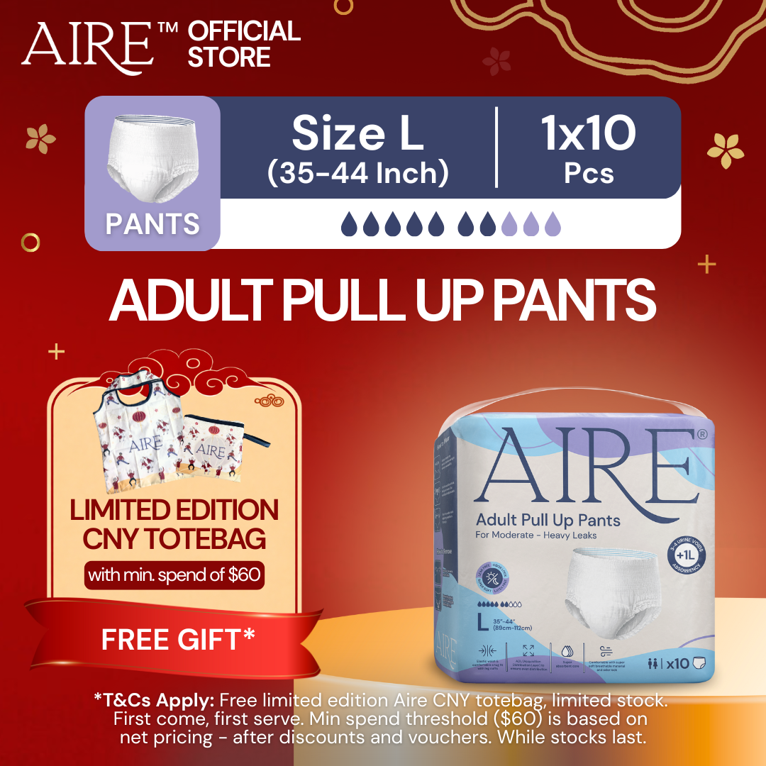 Aire® Adult Pull-Up Pants Size L