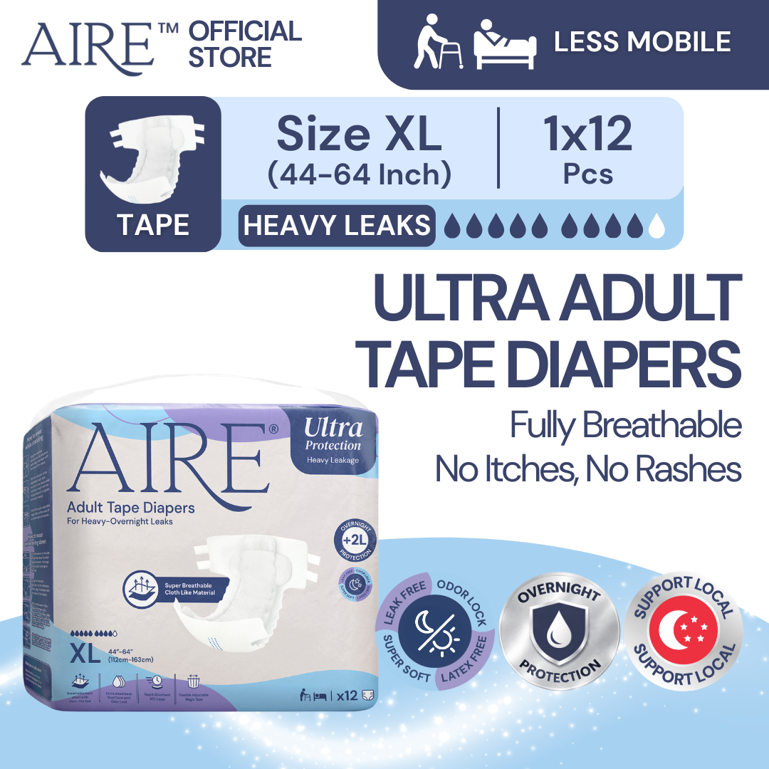 Aire® Ultra Tape Diapers - Size XL