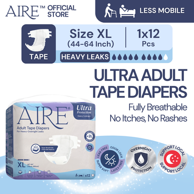 Aire® Ultra Tape Diapers - Size XL