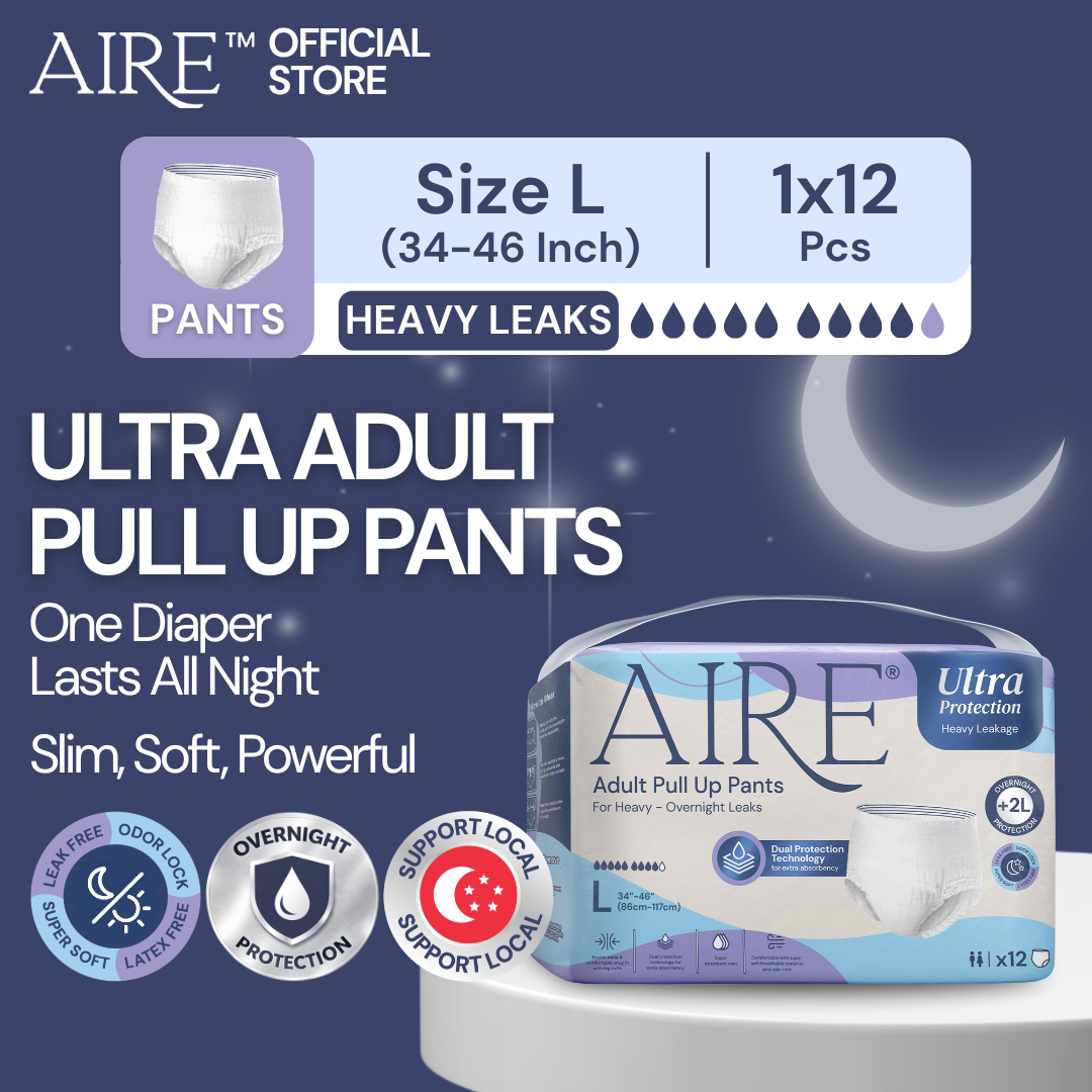 Aire® Ultra Pull Up Pants - Size L
