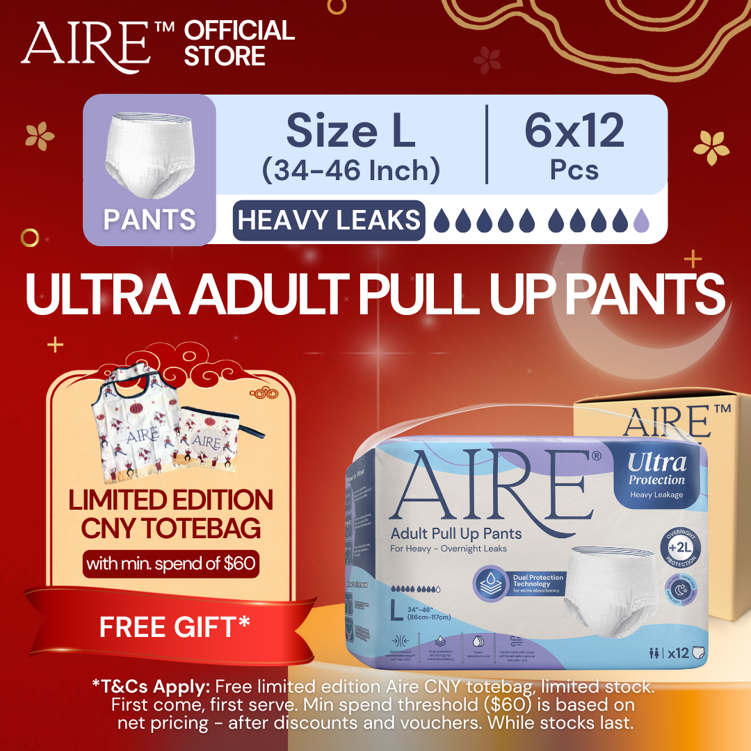 {Carton Deal} Aire® Ultra Pull Up Pants - Size L (6x12 pcs)