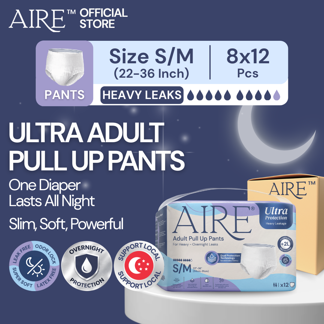 {Carton Deal} Aire® Ultra Pull Up Pants - Size S/M (8x12 pcs)